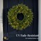 Pre-Lit Cedar Cypress Christmas Wreath w/ Twinkling LEDs, Realistic Large Indoor/Outdoor Holiday Decor, Plug-In​